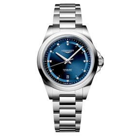 Longines Conquest Lady Diamonds L3.320.4.97.6, Verze: modrá 