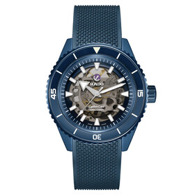 Rado Captain Cook High-Tech Ceramic Skeleton R32153209, Verze: modrá2 