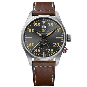 Glycine Airpilot Dual Time 44 GL0367, Verze: šedá 