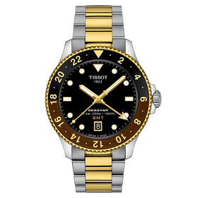 Tissot Seastar 1000 Quartz GMT T120.852.22.051.00, Verze: žluté zlato 