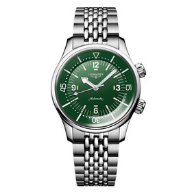Longines Legend Diver Watch L3.764.4.06.6, Verze: zelená 