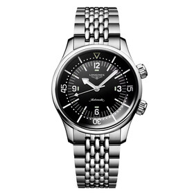 Longines Legend Diver Watch L3.764.4.50.7, Verze: černá 