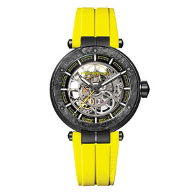 Herbelin Newport Carbon Titanium Automatic Skeleton 1888SQCTN14CY, Verze: černá 
