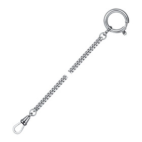 Řetízek na kapesní hodinky Tissot T657047658, Verze: stříbrná 