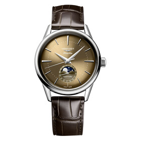 Longines Flagship Heritage Moonphase L4.815.4.62.2, Verze: hnědá2 