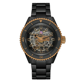 Rado Captain Cook High-Tech Ceramic Skeleton R32192152, Verze: černá 