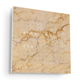 Hodiny Qlocktwo Earth 45 Desert 