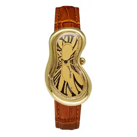 Exaequo Melting Watch PVD Gold Yellow EX0002.0003, Verze: žlutá 