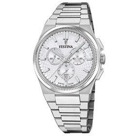 Festina Swiss Made Rive Chronograph F20059/1, Verze: stříbrná 