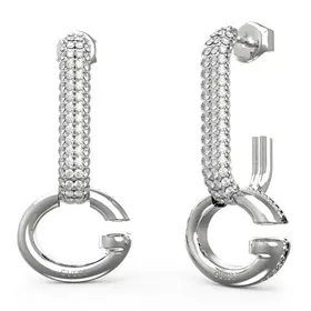 Náušnice Guess Oh My G JUBE04520JWRHT/U, Verze: stříbrná 