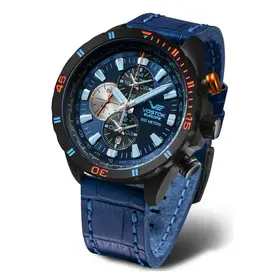 Vostok Europe Almaz Dual Time YM26-320C654, Verze: modrá 