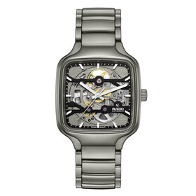 Rado True Square Automatic Skeleton R27196152, Verze: šedá 