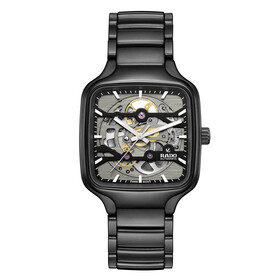 Rado True Square Automatic Skeleton R27197152, Verze: černá 