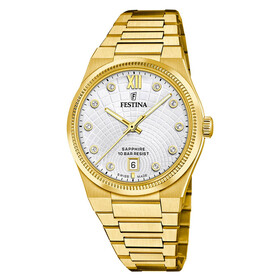 Festina Swiss Made Rive F20058/1, Verze: žluté zlato 