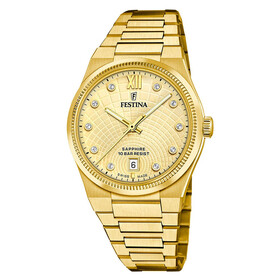 Festina Swiss Made Rive F20058/2, Verze: žluté zlato2 