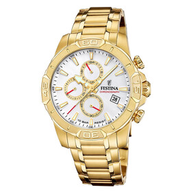 Festina Timeless Chronograph F20705/1, Verze: žluté zlato 