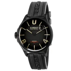 U-BOAT Darkmoon Black PVD 9019/B, Verze: černá 