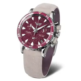 Vostok Europe Undine Cranberry VK68-515A774, Verze: vínová 