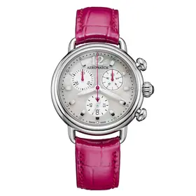 Aerowatch 1942 Chronolady Raspberry A 81105 AA04, Verze: červená 