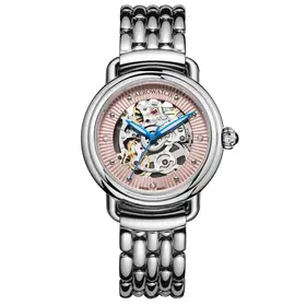 Aerowatch 1942 Lady Automatic Skeleton A 60960 AA20 M, Verze: stříbrná 