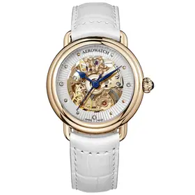 Aerowatch 1942 Lady Automatic Skeleton A 60960 RO19, Verze: růžové zlato 