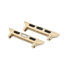 Adaptér Hirsch Apple Watch zlato žluté, Barva dílu: zlato žluté, Šířka: 20 