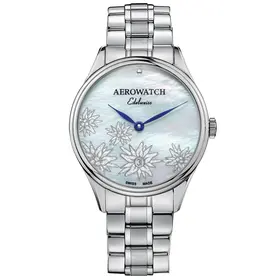 Aerowatch Les Grandes Classiques Edelweiss Lady A 49101 AA03 M, Verze: stříbrná 