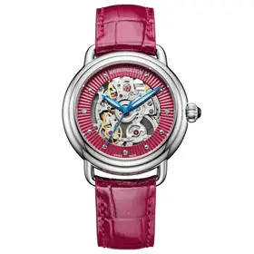 Aerowatch 1942 Lady Automatic Skeleton A 60960 AA21, Verze: červená 