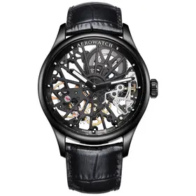 Aerowatch Renaissance Skeleton Cobweb A 50981 NO17, Verze: černá 
