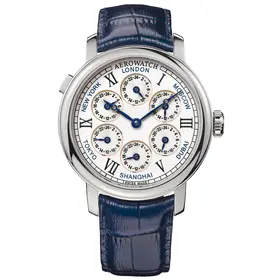 Aerowatch Renaissance 7 Time Zones A 51974 AA01, Verze: modrá 