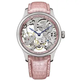 Aerowatch Renaissance Lady Skeleton A 57981 AA14, Verze: růžová 