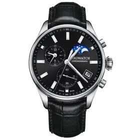 Aerowatch Les Grandes Classiques Chronograph Moon Phase A 78990 AA08, Verze: černá 