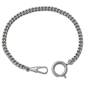 Řetízek na kapesní hodinky Beco 840620, Verze: stříbrná4 