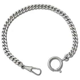 Řetízek na kapesní hodinky Beco 840621, Verze: stříbrná3 