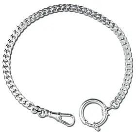 Řetízek na kapesní hodinky Beco 840623, Verze: stříbrná2 