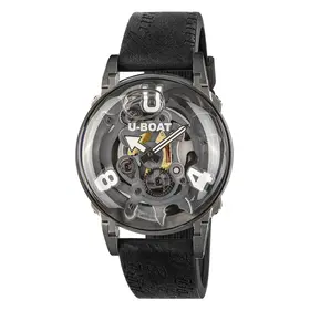 U-BOAT U-65 44 mm SS White 3354, Verze: černá3 