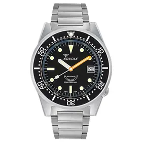 Squale 1521 Black Blasted 1521BKBL.SQ20S, Verze: černá 