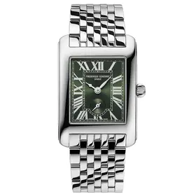 Frederique Constant Classics Carree Small Seconds FC-235GR2C6B, Verze: zelená 