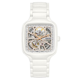 Rado True Square Automatic Open Heart Sparkling R27073722, Verze: bílá 