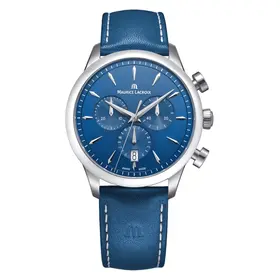 Maurice Lacroix 1975 Quartz Chronograph 751038-SS001-430-4, Verze: modrá3 