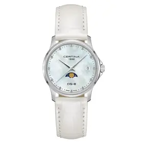 Certina DS-8 Moonphase Lady C045.223.16.131.00, Verze: bílá 