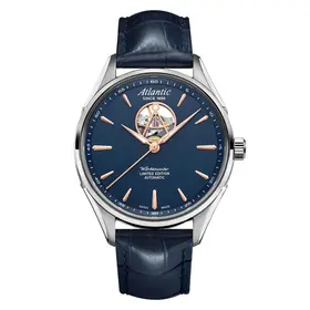 Atlantic Worldmaster Open Heart Limited Edition 52780.41.51R, Verze: modrá2 