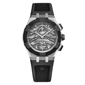 Maurice Lacroix Aikonic Automatic Chronograph Skeleton AC8018-SSL20-030-2, Verze: černá 