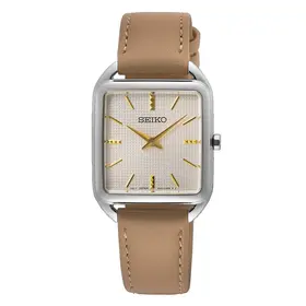 Seiko Classique SWR089P1, Verze: béžová, krémová 