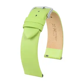 Řemínek Hirsch Viazza zelený, Verze: zelená, Šířka řemínku: 16, Šířka u spony: 14 