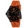 Pánské hodinky U-BOAT Darkmoon 44MM Black 9538, Verze: oranžová 