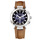 Pánské hodinky Herbelin Newport Chrono 37688A35GD, Verze: hnědá 