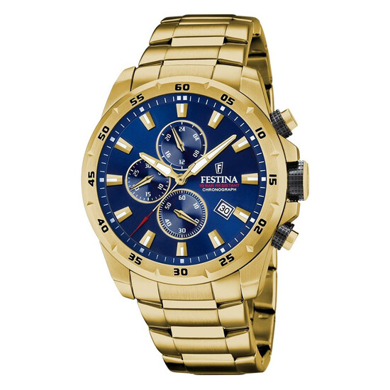 Pánské hodinky Festina Chrono Sport F20541/2, Verze: žluté zlato2 