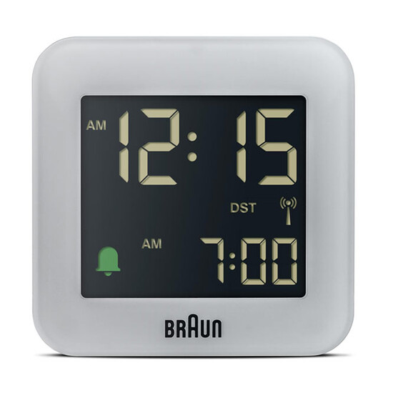 Budík Braun Radio Controlled BC08G-DCF, Verze: šedá , 3 image