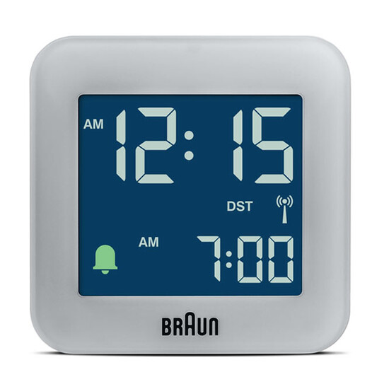 Budík Braun Radio Controlled BC08G-DCF, Verze: šedá , 4 image